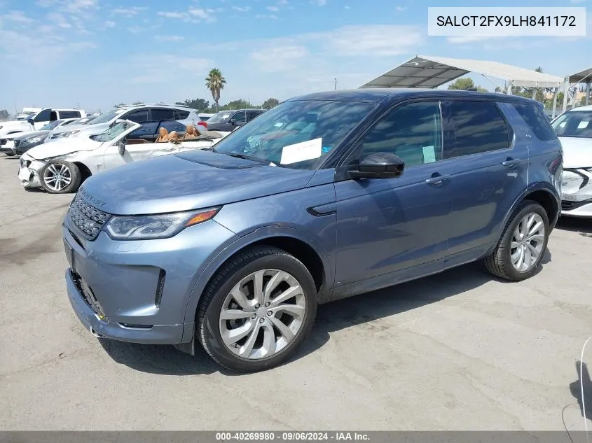 2020 Land Rover Discovery Sport R-Dynamic S/R-Dynamic Se VIN: SALCT2FX9LH841172 Lot: 40269980