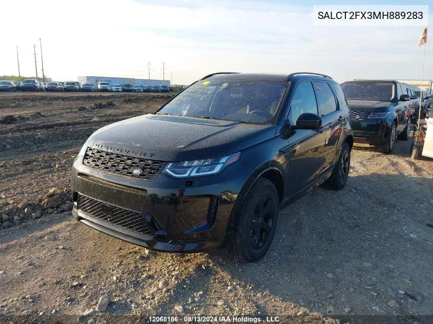 SALCT2FX3MH889283 2021 Land Rover Discovery Sport