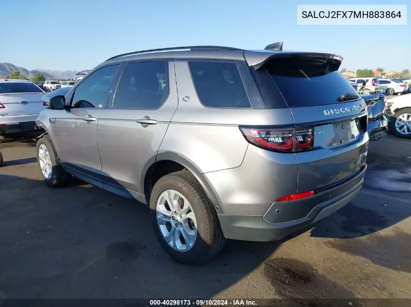 2021 Land Rover Discovery Sport S VIN: SALCJ2FX7MH883864 Lot: 40298173