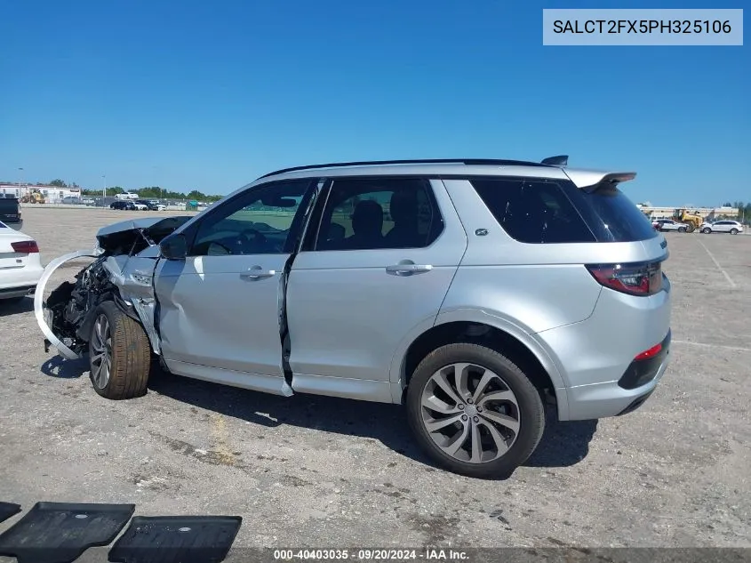 SALCT2FX5PH325106 2023 Land Rover Discovery Sport S R-Dynamic