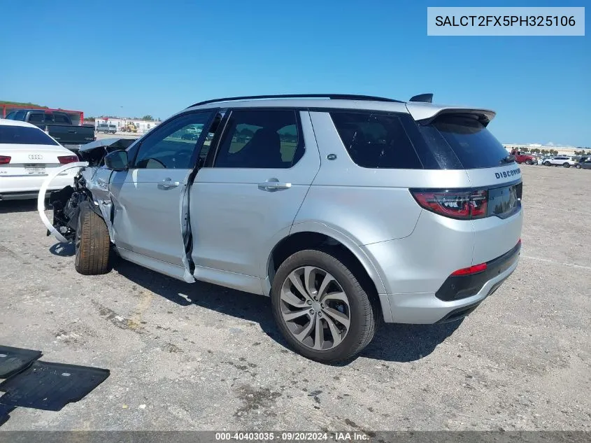 2023 Land Rover Discovery Sport S R-Dynamic VIN: SALCT2FX5PH325106 Lot: 40403035