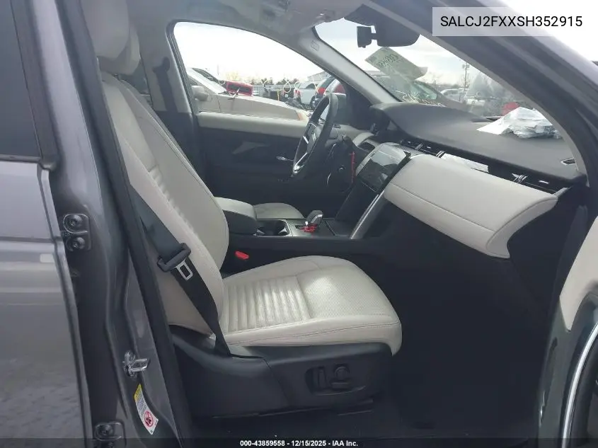 SALCJ2FXXSH352915 2025 Land Rover Discovery Sport S