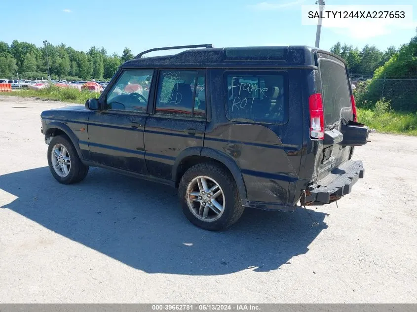 1999 Land Rover Discovery Series Ii VIN: SALTY1244XA227653 Lot: 39662781