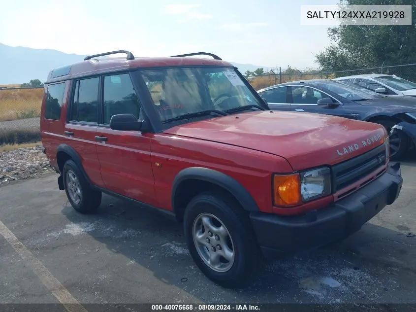 1999 Land Rover Discovery Series Ii VIN: SALTY124XXA219928 Lot: 40075658