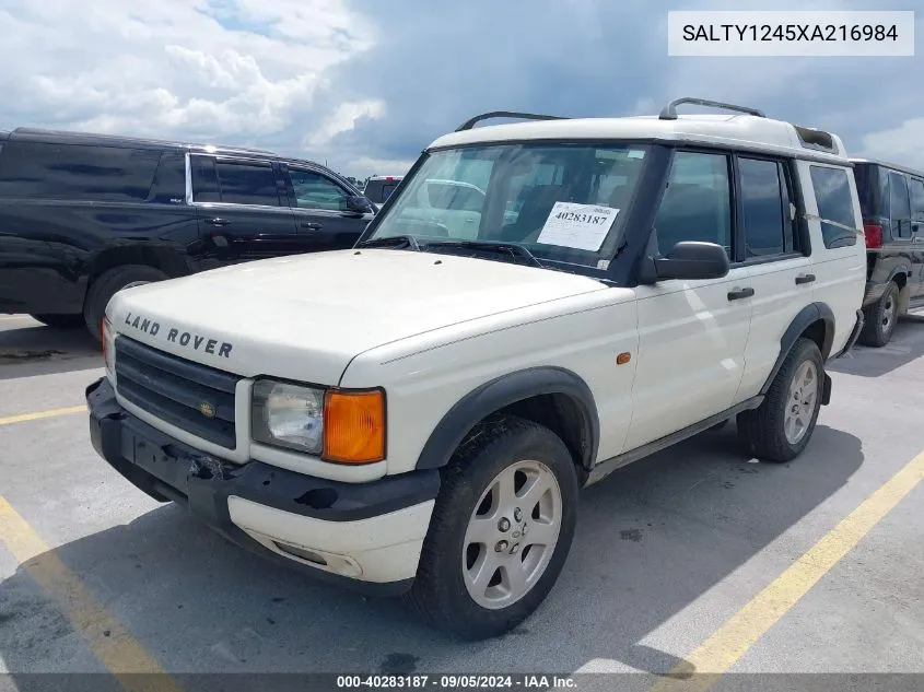 1999 Land Rover Discovery Series Ii VIN: SALTY1245XA216984 Lot: 40283187