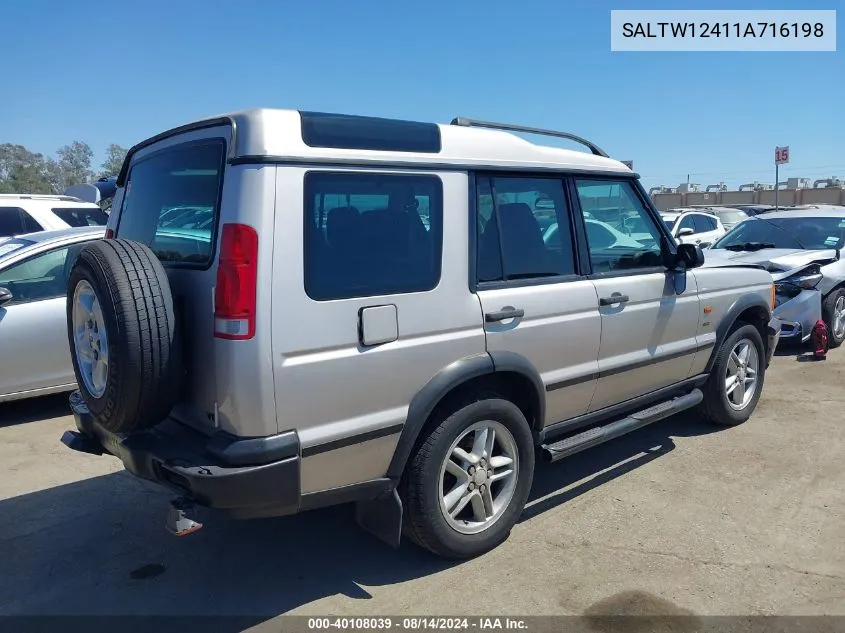 SALTW12411A716198 2001 Land Rover Discovery Series Ii