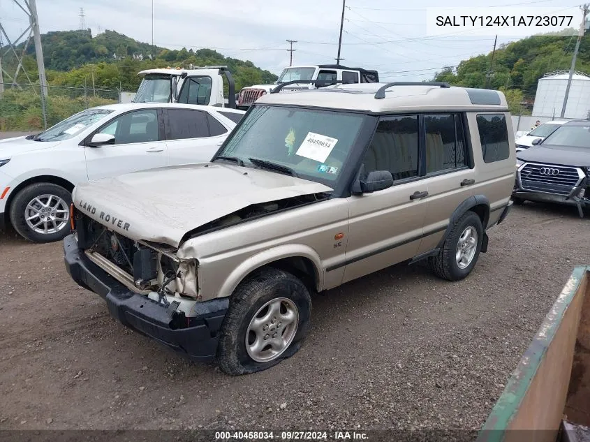 2001 Land Rover Discovery Series Ii VIN: SALTY124X1A723077 Lot: 40458034