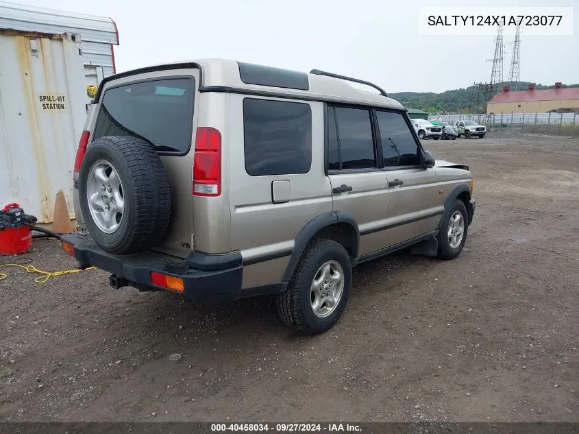 2001 Land Rover Discovery Series Ii VIN: SALTY124X1A723077 Lot: 40458034