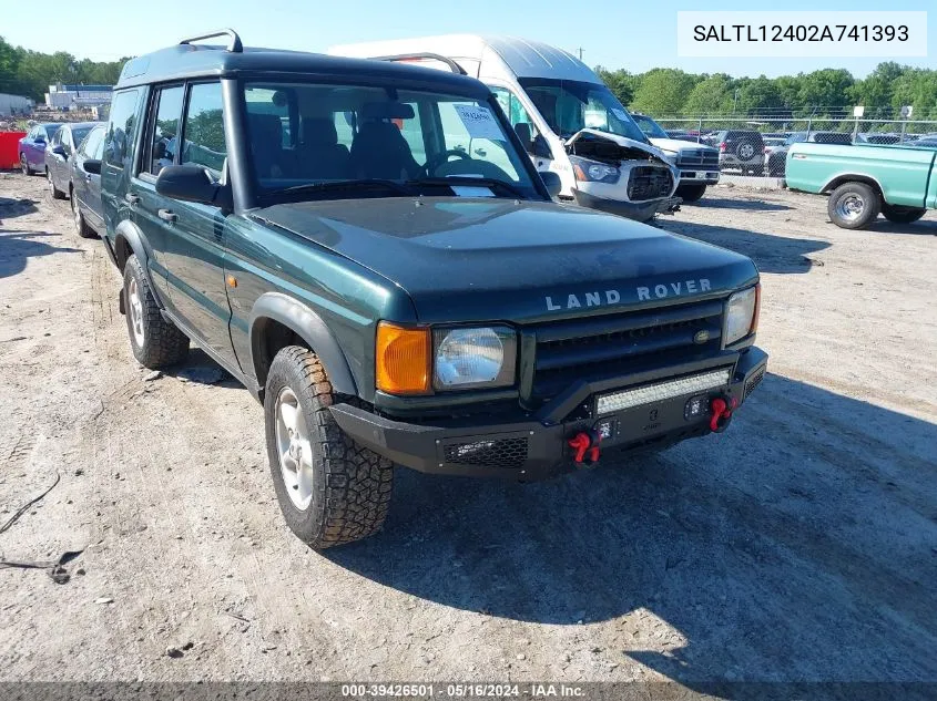 SALTL12402A741393 2002 Land Rover Discovery Series Ii Sd