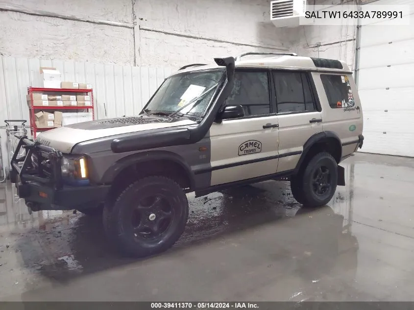 2003 Land Rover Discovery Se VIN: SALTW16433A789991 Lot: 39411370