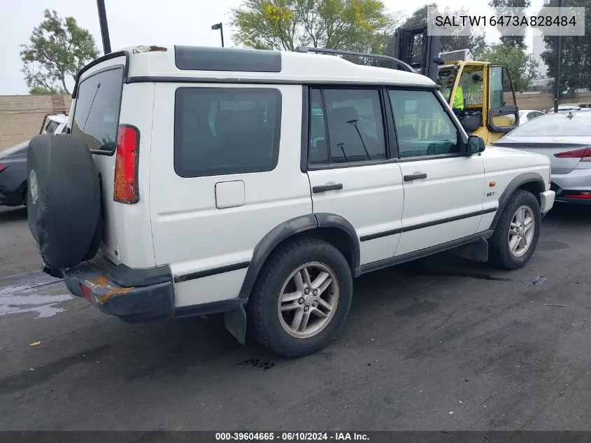 2003 Land Rover Discovery Se VIN: SALTW16473A828484 Lot: 39604665