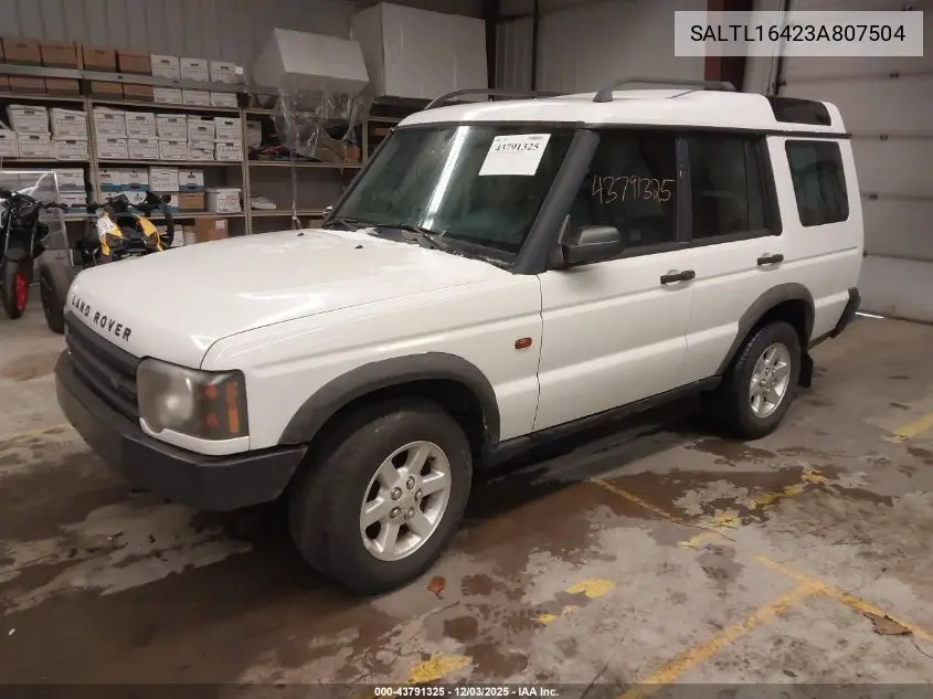 SALTL16423A807504 2003 Land Rover Discovery S