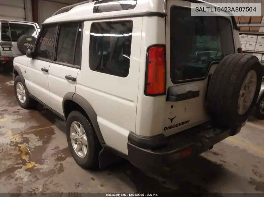 SALTL16423A807504 2003 Land Rover Discovery S