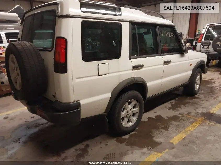 SALTL16423A807504 2003 Land Rover Discovery S