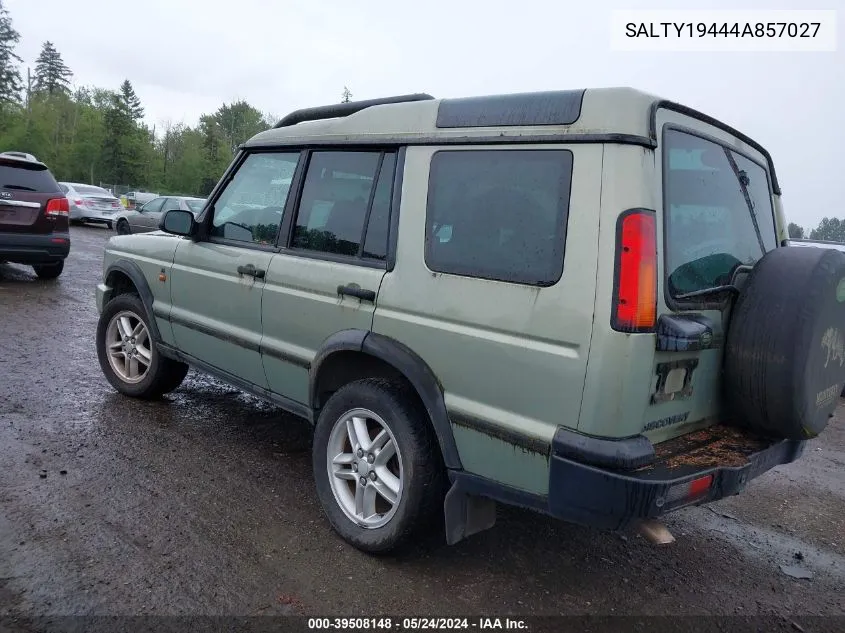 SALTY19444A857027 2004 Land Rover Discovery Se