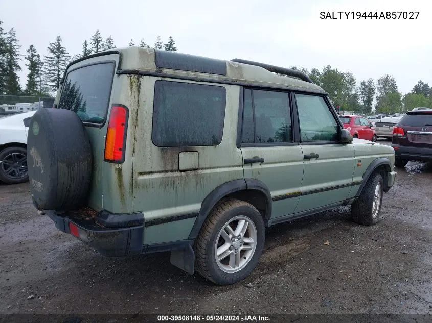 SALTY19444A857027 2004 Land Rover Discovery Se