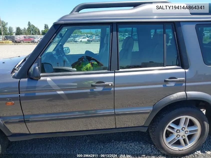 2004 Land Rover Discovery Se VIN: SALTY19414A864341 Lot: 39642911