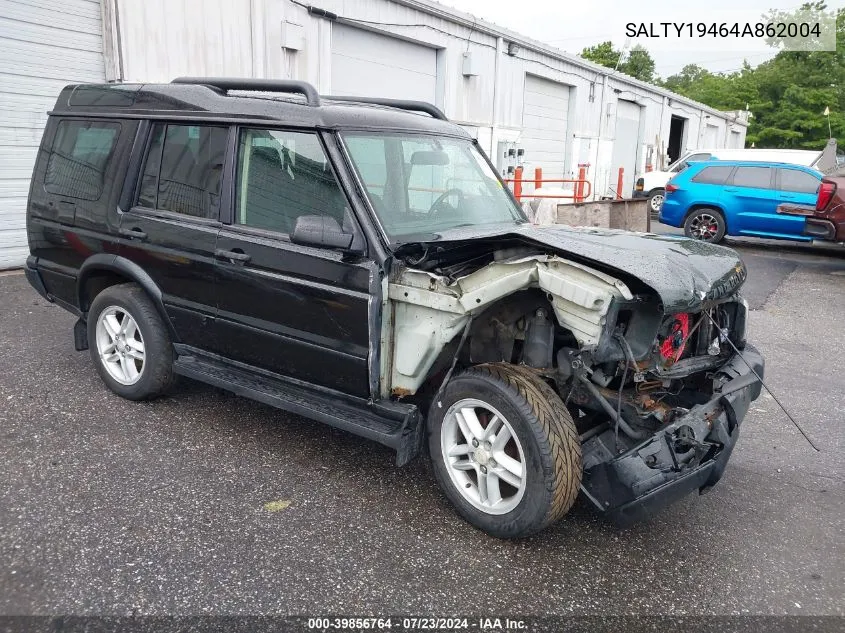 2004 Land Rover Discovery Se VIN: SALTY19464A862004 Lot: 39856764