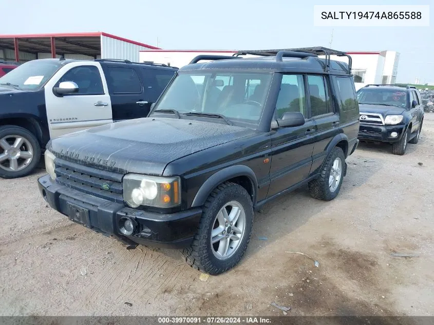 2004 Land Rover Discovery Ii Se VIN: SALTY19474A865588 Lot: 39970091