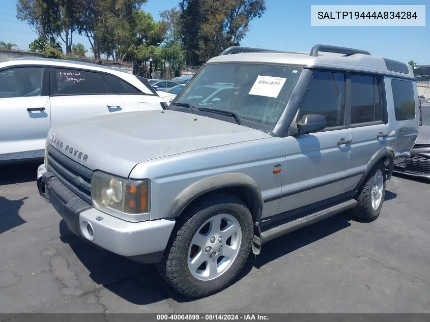 SALTP19444A834284 2004 Land Rover Discovery Hse