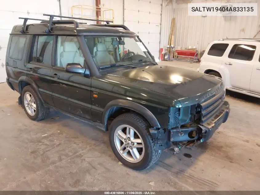 SALTW19404A833135 2004 Land Rover Discovery Se