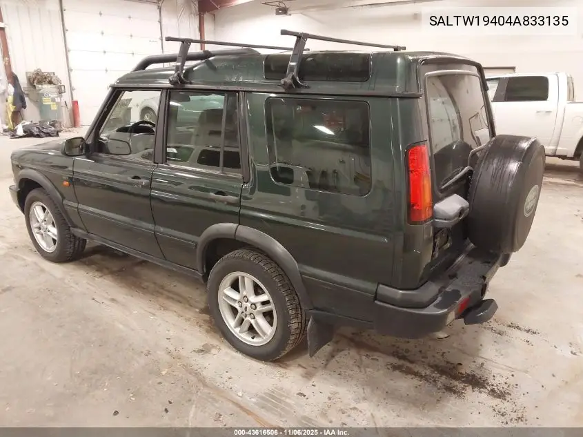 SALTW19404A833135 2004 Land Rover Discovery Se