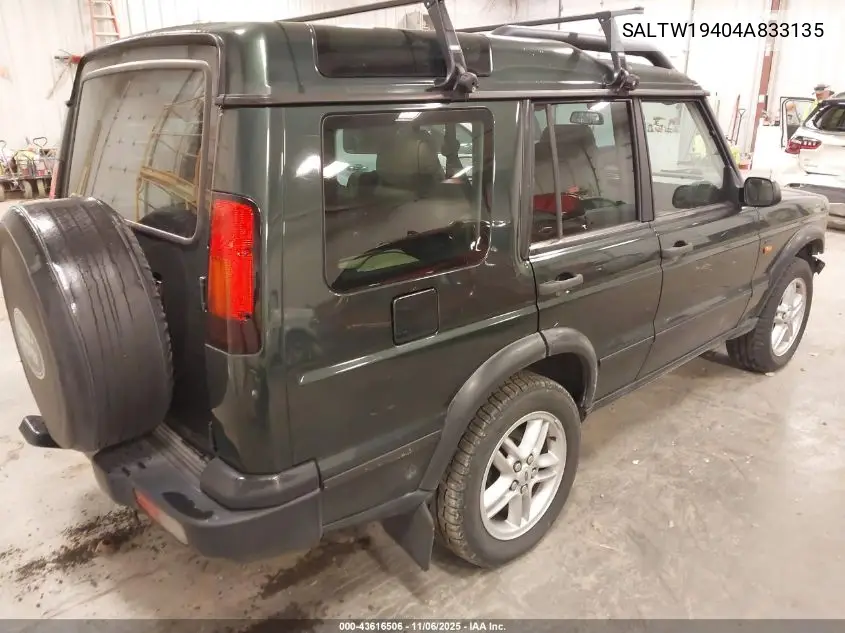 SALTW19404A833135 2004 Land Rover Discovery Se