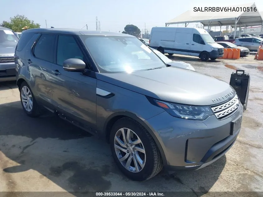 2017 Land Rover Discovery Hse VIN: SALRRBBV6HA010516 Lot: 39533044