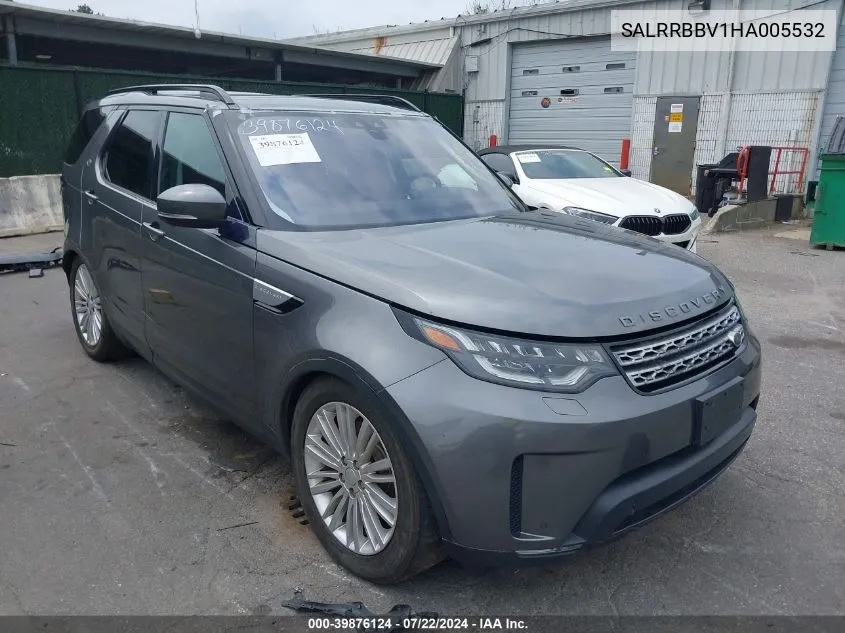 SALRRBBV1HA005532 2017 Land Rover Discovery Hse