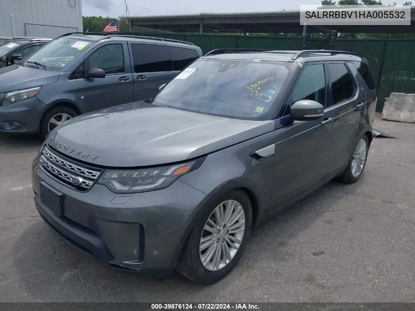 SALRRBBV1HA005532 2017 Land Rover Discovery Hse