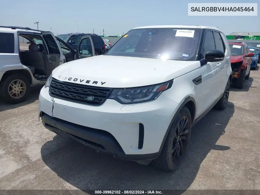 SALRGBBV4HA045464 2017 Land Rover Discovery Se