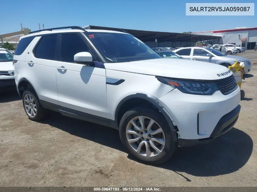 SALRT2RV5JA059087 2018 Land Rover Discovery Hse Luxury