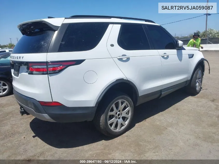 SALRT2RV5JA059087 2018 Land Rover Discovery Hse Luxury