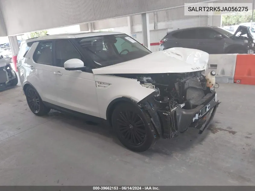 2018 Land Rover Discovery Hse Luxury VIN: SALRT2RK5JA056275 Lot: 39662153