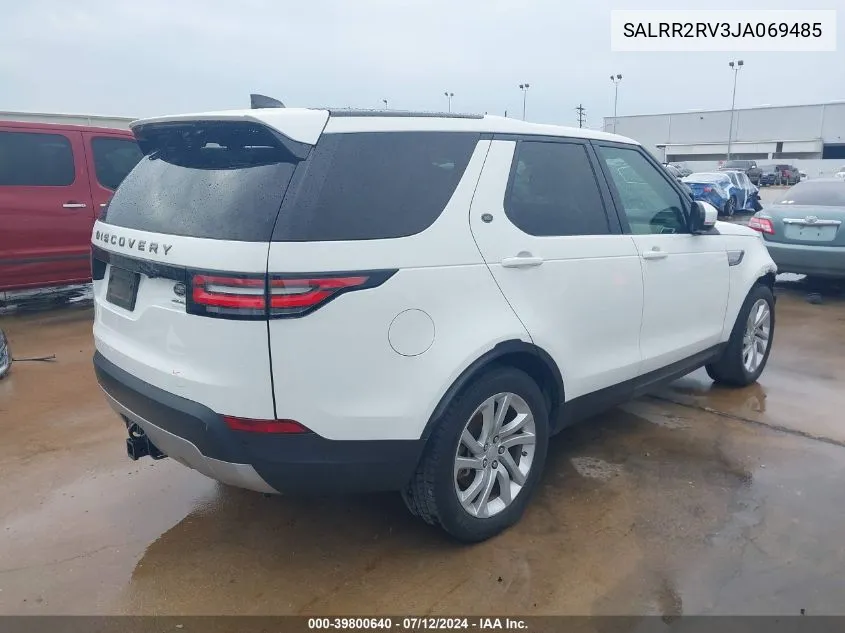 SALRR2RV3JA069485 2018 Land Rover Discovery Hse