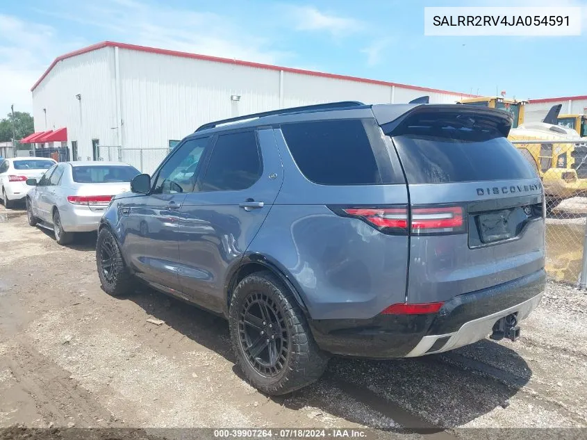 2018 Land Rover Discovery Hse VIN: SALRR2RV4JA054591 Lot: 39907264