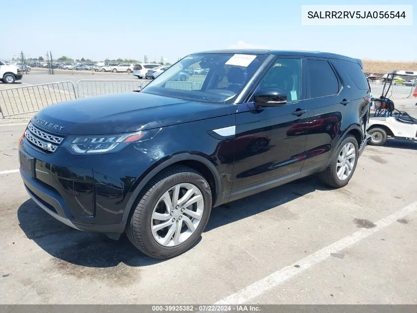 2018 Land Rover Discovery Hse VIN: SALRR2RV5JA056544 Lot: 39925382