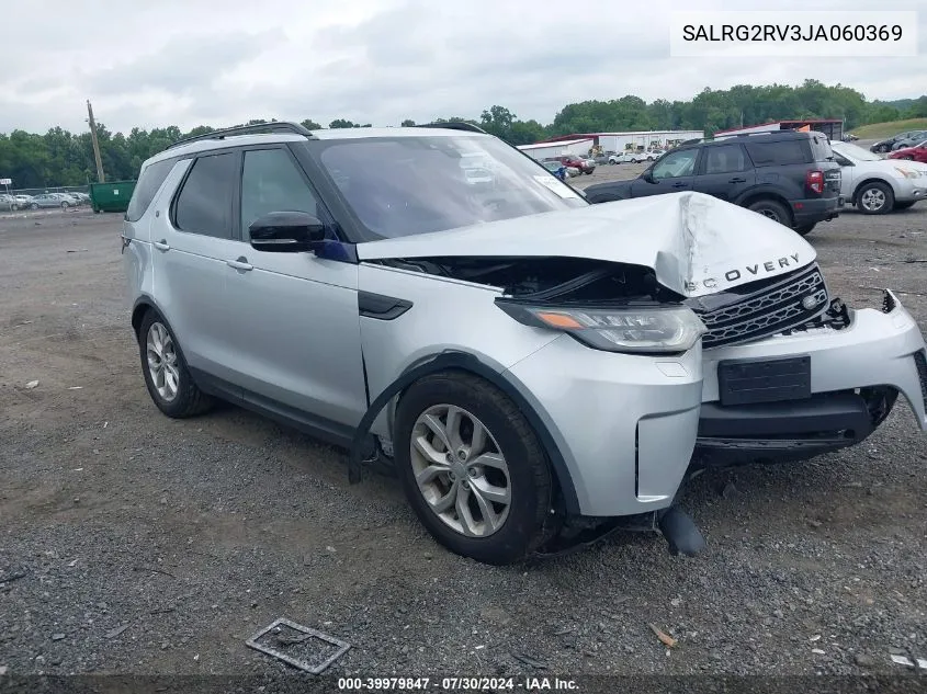 2018 Land Rover Discovery Se VIN: SALRG2RV3JA060369 Lot: 39979847