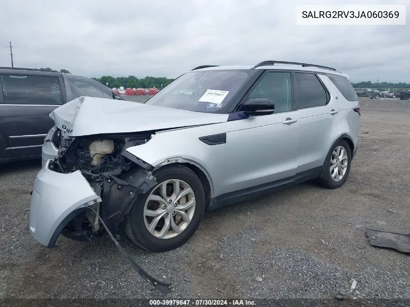 2018 Land Rover Discovery Se VIN: SALRG2RV3JA060369 Lot: 39979847