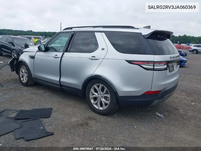 2018 Land Rover Discovery Se VIN: SALRG2RV3JA060369 Lot: 39979847