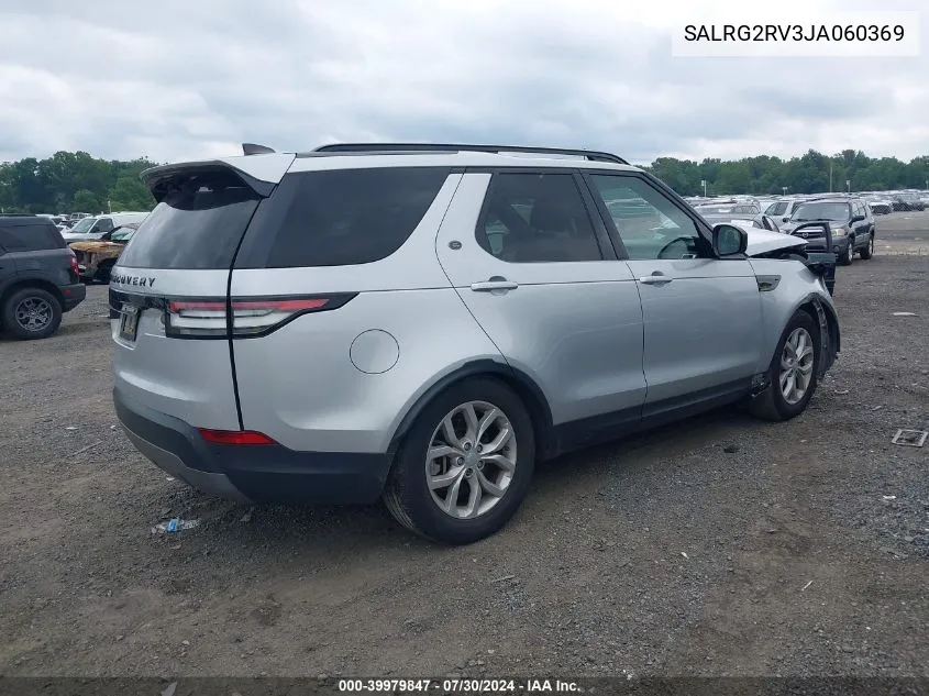 2018 Land Rover Discovery Se VIN: SALRG2RV3JA060369 Lot: 39979847