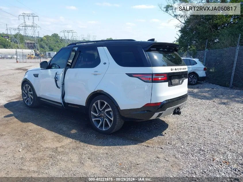 2018 Land Rover Discovery Hse Luxury VIN: SALRT2RVXJA060817 Lot: 40221975