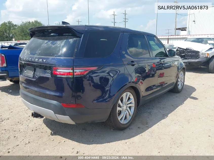 2018 Land Rover Discovery Hse VIN: SALRR2RV5JA061873 Lot: 40414445