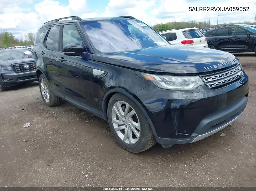 SALRR2RVXJA059052 2018 Land Rover Discovery Hse