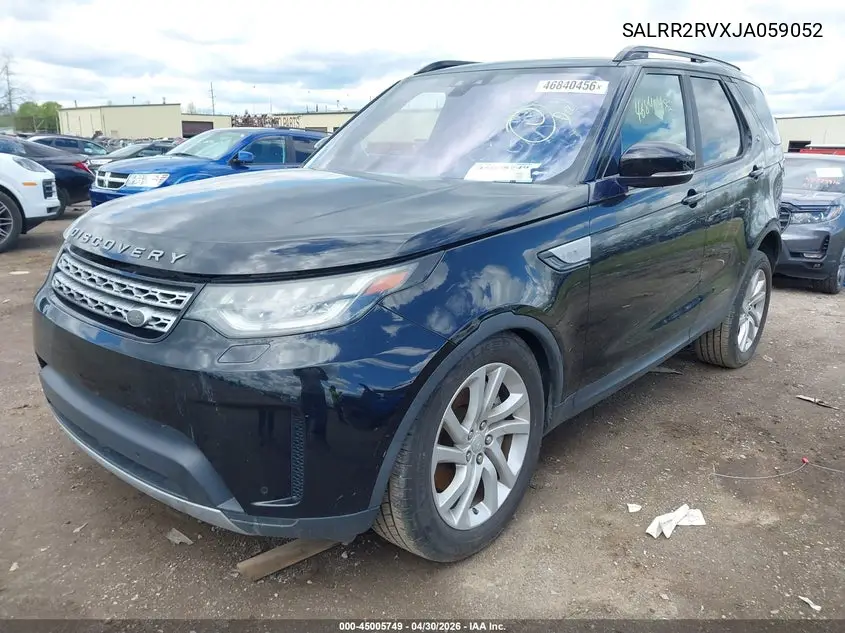 SALRR2RVXJA059052 2018 Land Rover Discovery Hse