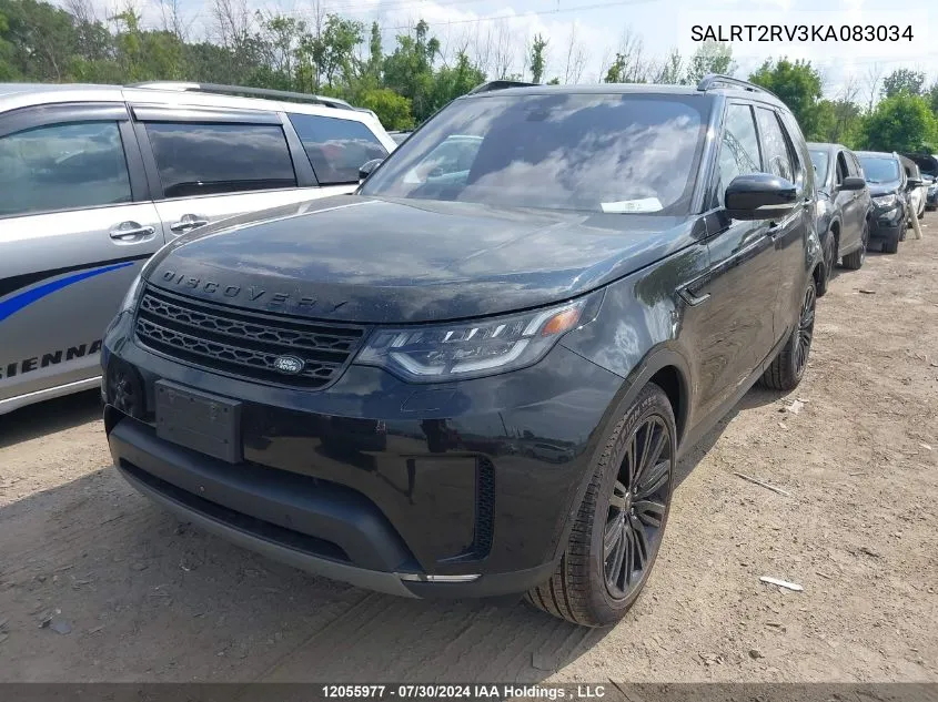 SALRT2RV3KA083034 2019 Land Rover Discovery