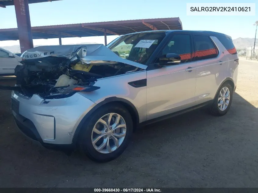 2019 Land Rover Discovery Se VIN: SALRG2RV2K2410621 Lot: 39668430