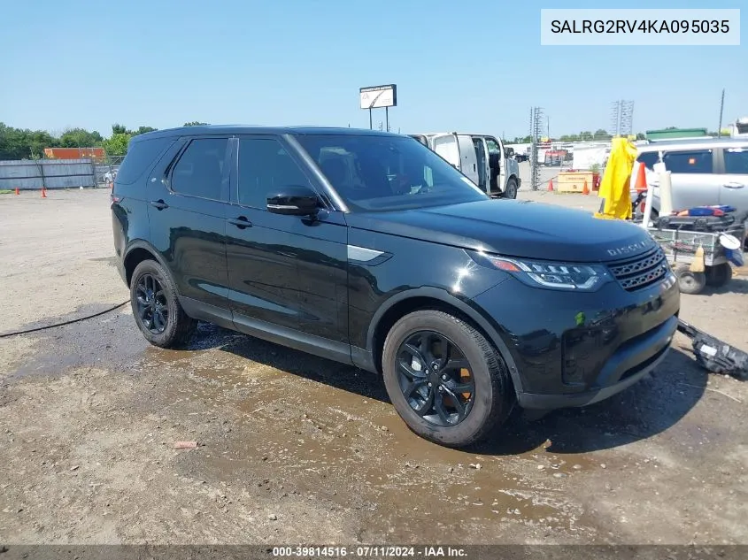 SALRG2RV4KA095035 2019 Land Rover Discovery Se