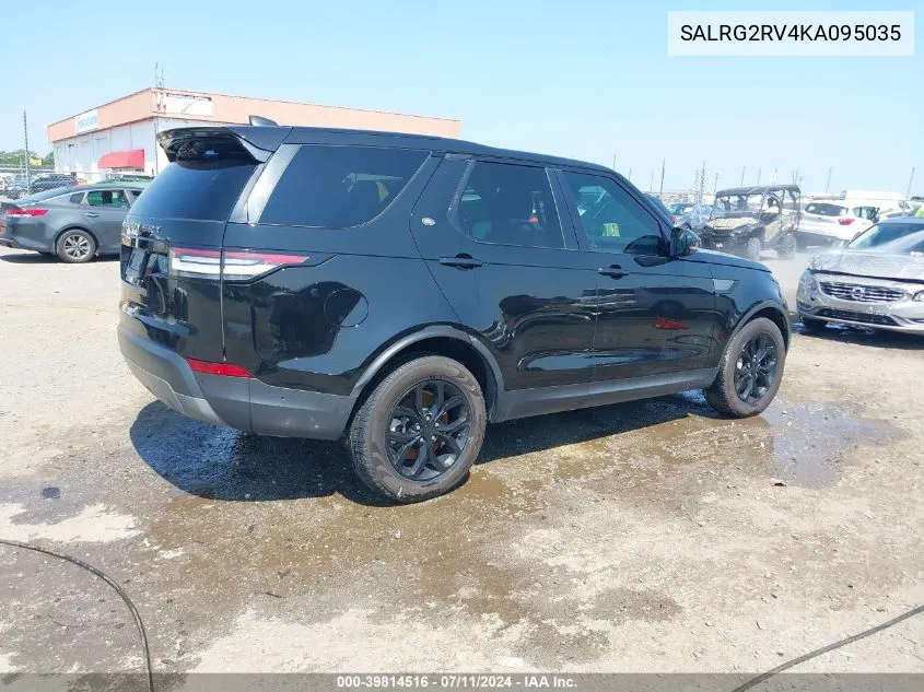 SALRG2RV4KA095035 2019 Land Rover Discovery Se