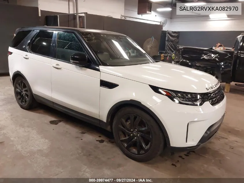 2019 Land Rover Discovery Se VIN: SALRG2RVXKA082970 Lot: 39974477